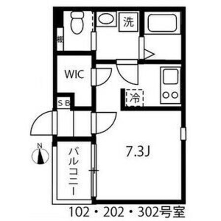 金山駅 徒歩5分 2階の物件間取画像